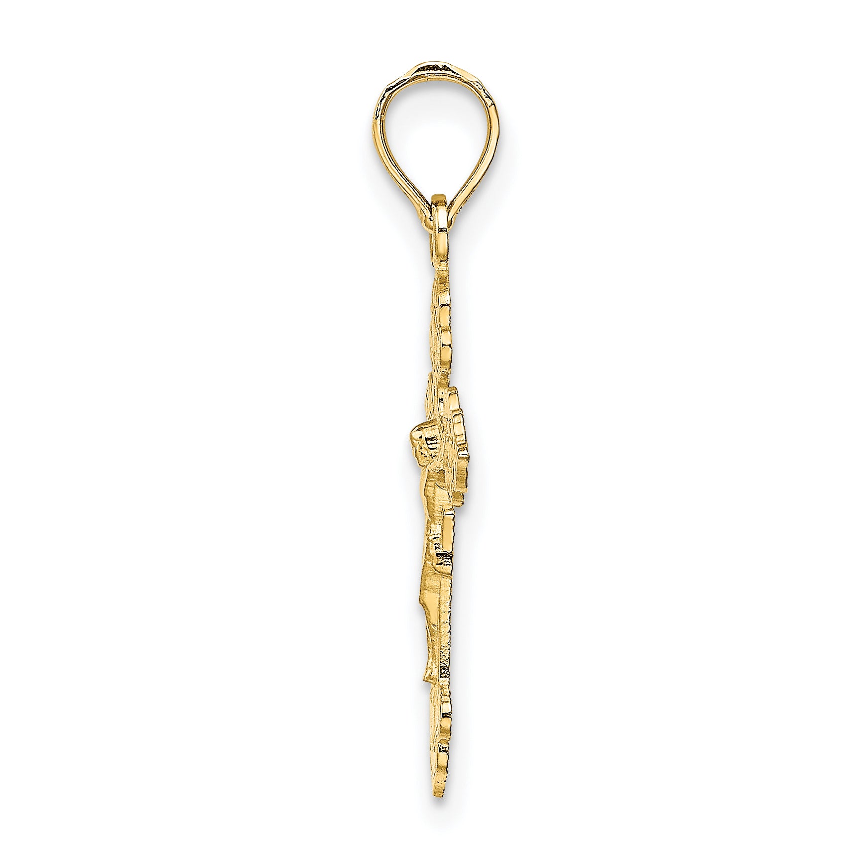 14K Crucifix W/ Fancy Tips Charm Secondary image