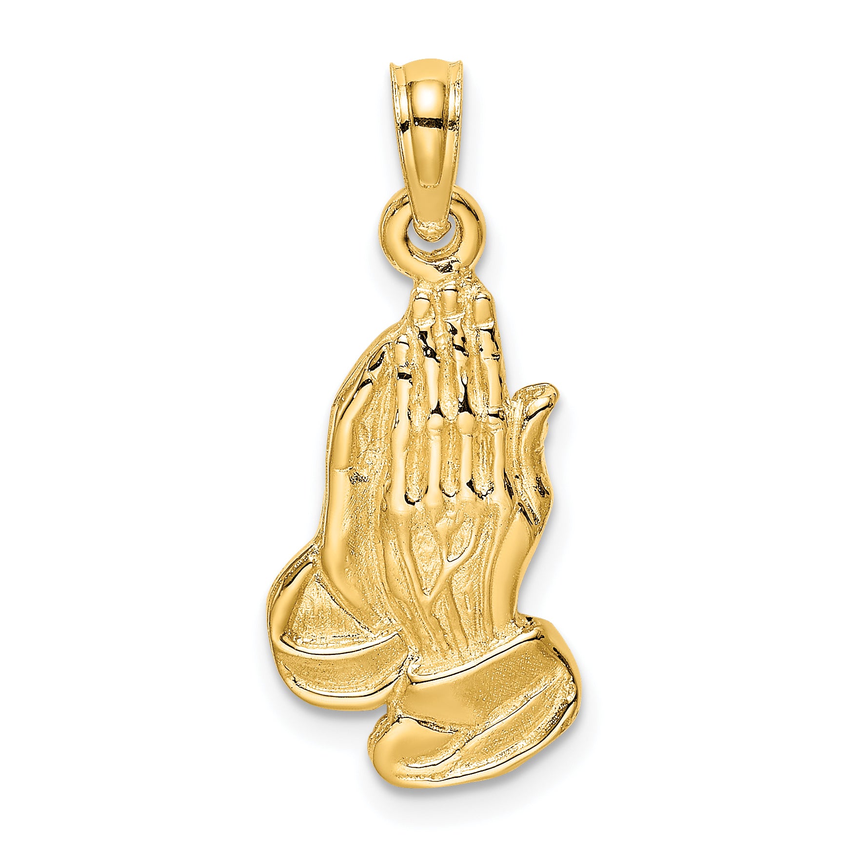 14K 2-D Praying Hands Charm Main image