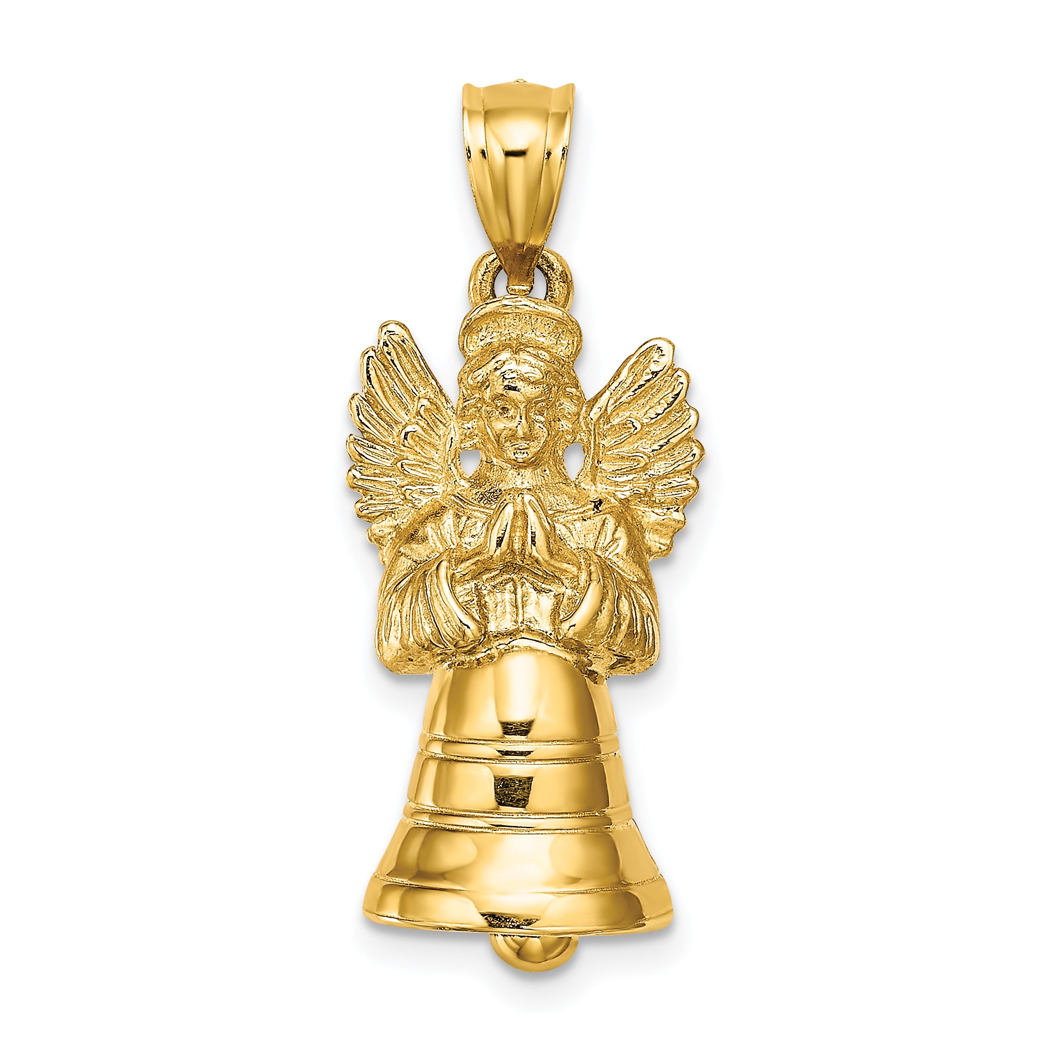 14K 3-D w/ Moveable Angel Charm Main image
