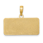 14K OBX NORTH CAROLINA License Plate Charm