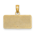14K OBX NORTH CAROLINA License Plate Charm
