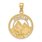 14K ST. LUCIA Twin Pitons Charm
