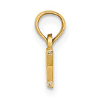 14K Polished OBX Charm