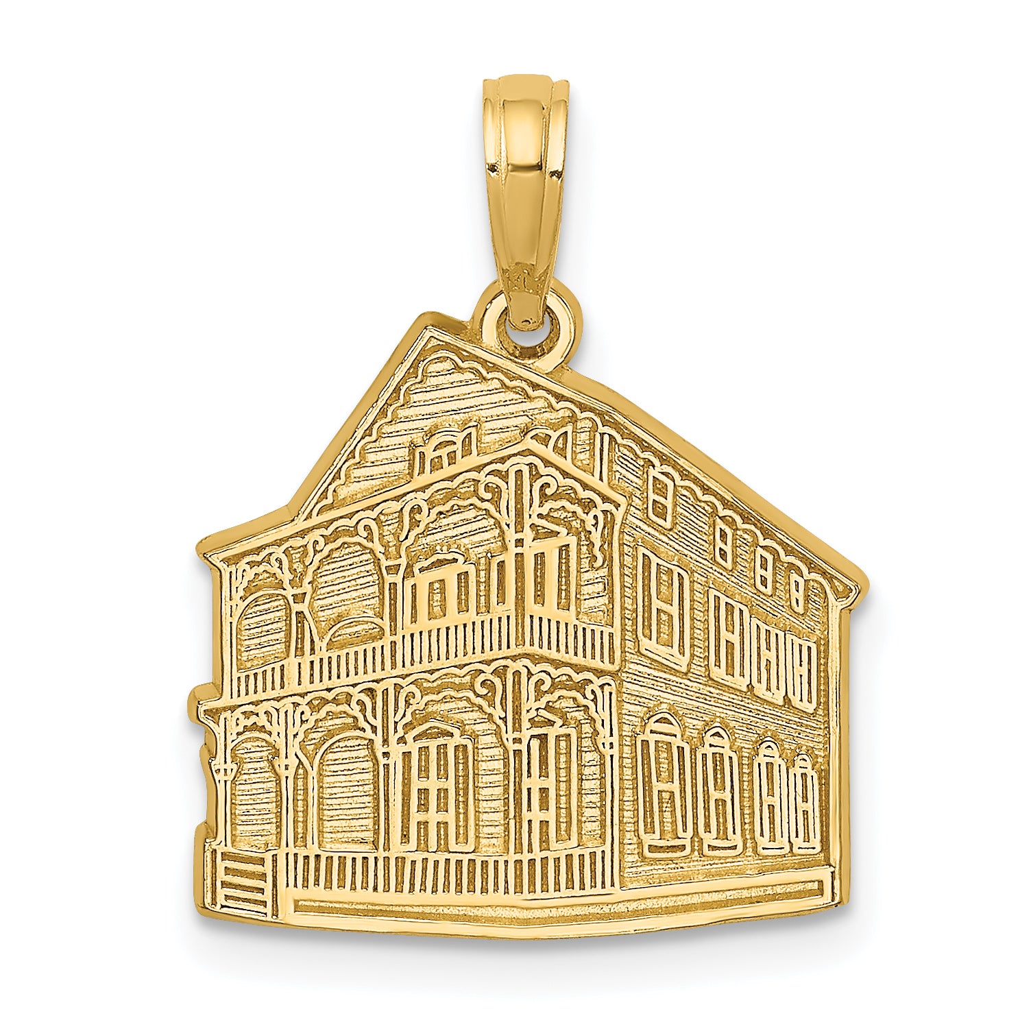 14K The PINK HOUSE - CAPE MAY, NJ Charm Main image