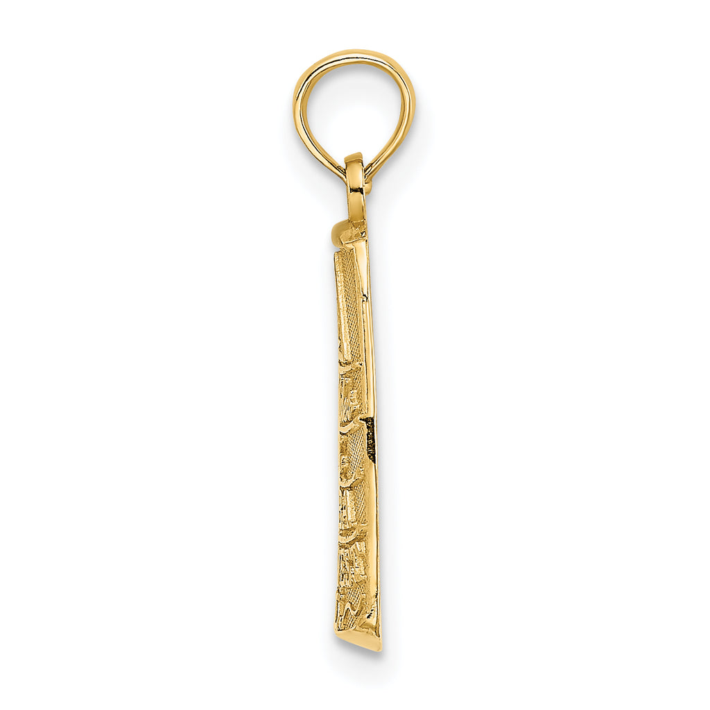14K Small Southern Most Point USA / KEY WEST FL Charm