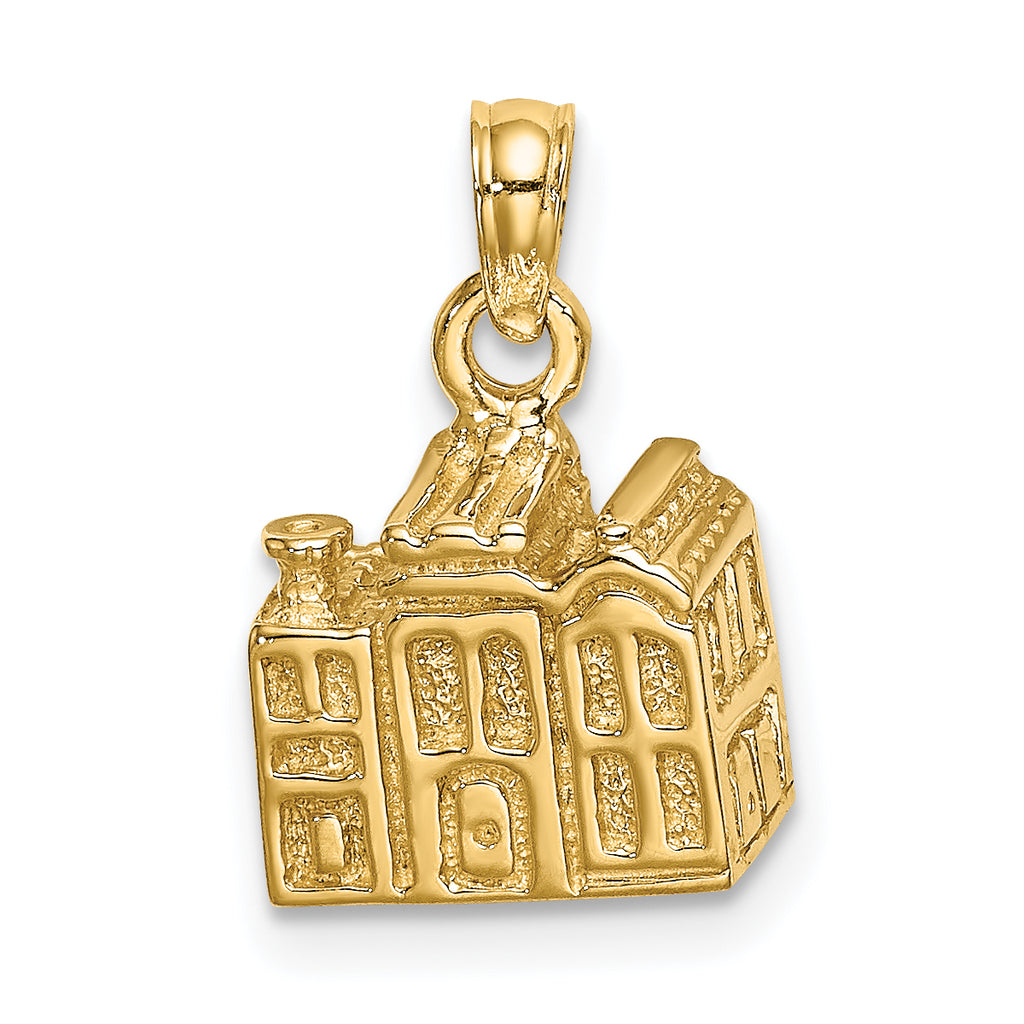 14K 3D CHARLESTON Rainbow Row Buildings