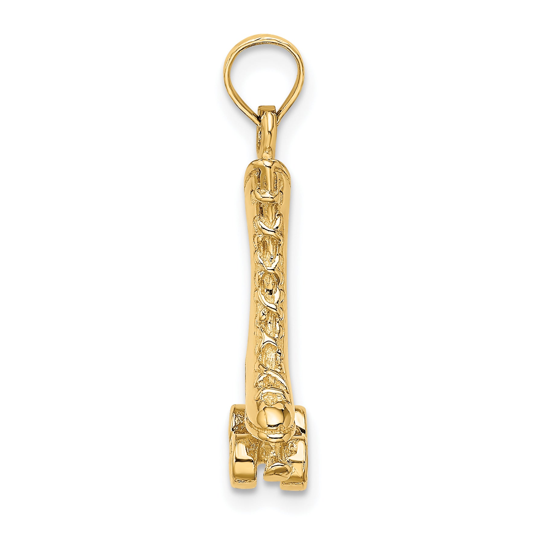 14K 3-D Roller Skate Charm Secondary image