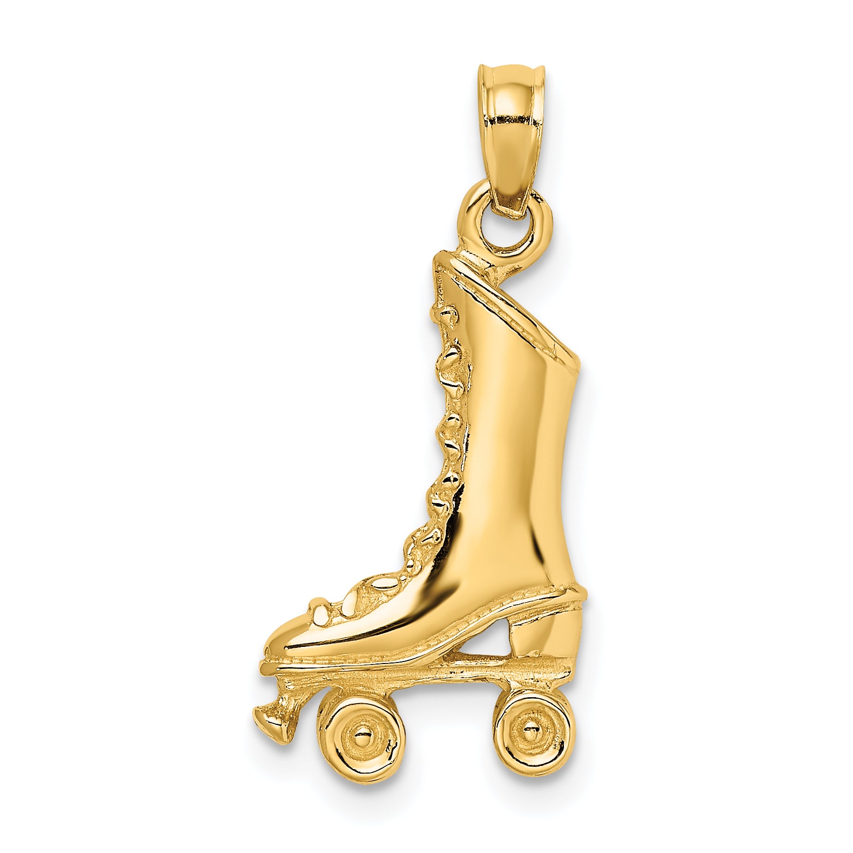 14K 3-D Roller Skate Charm Main image