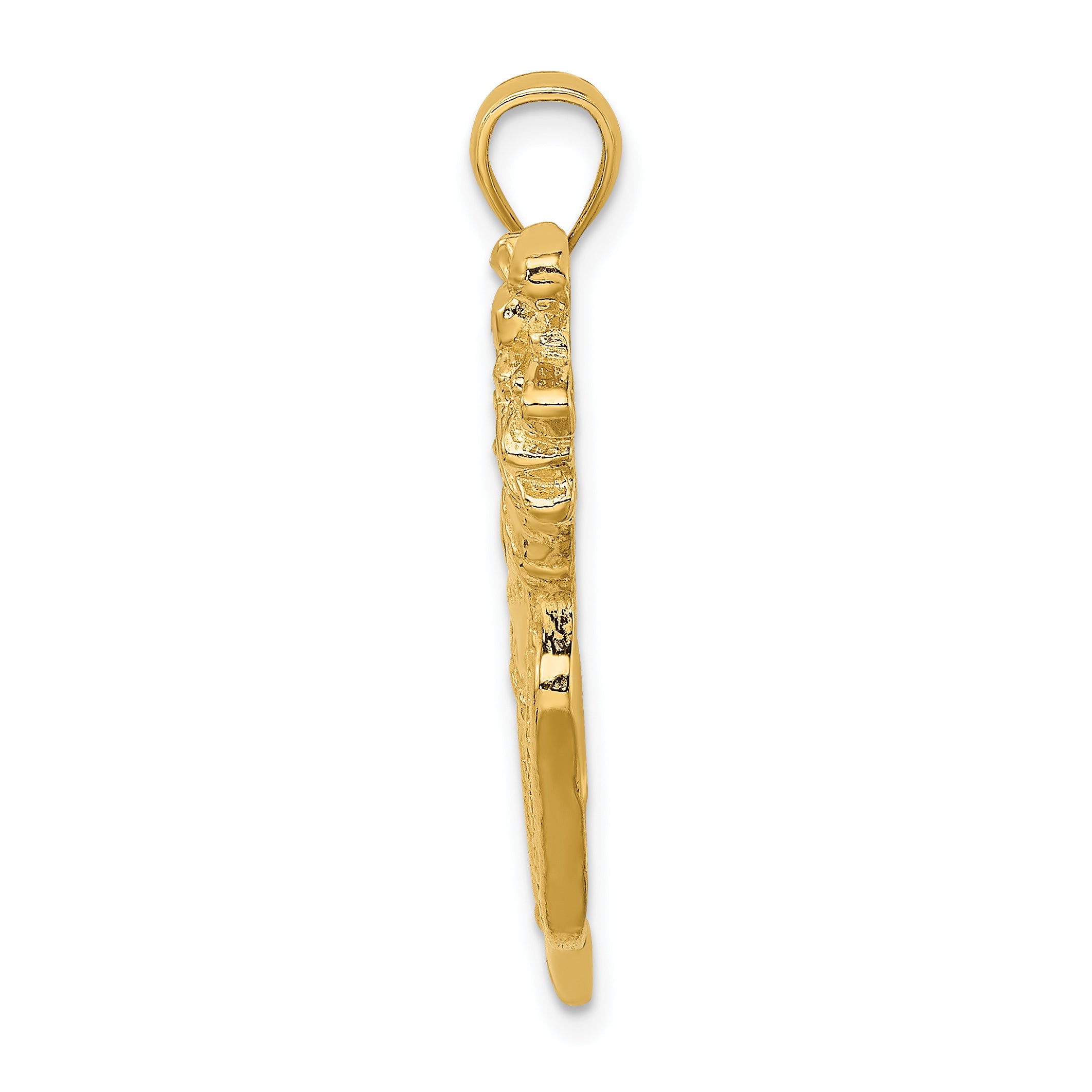 14K 2-D Golf Bag and Clubs Charm Secondary image