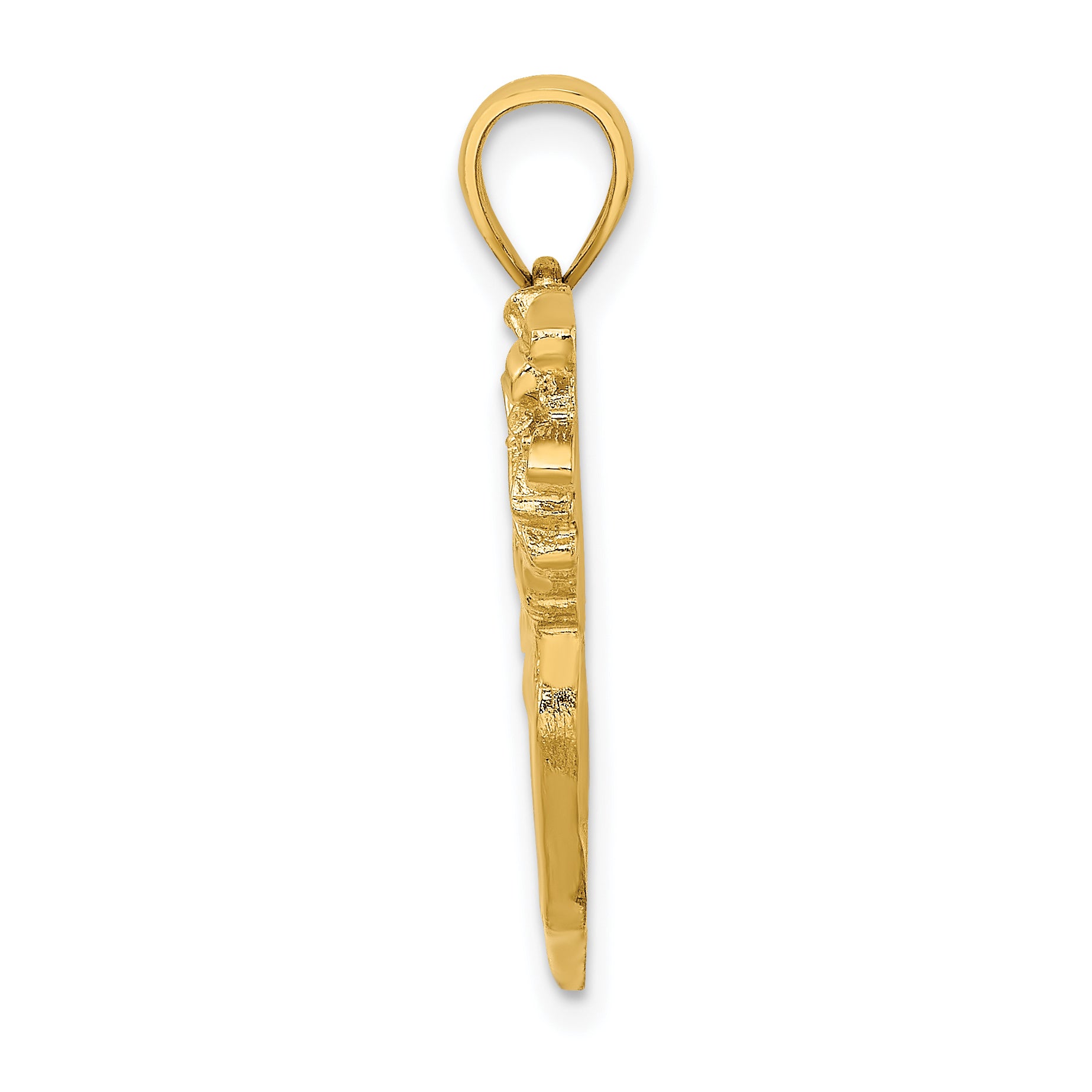 14K 2-D Golf Bag and Clubs Charm Secondary image