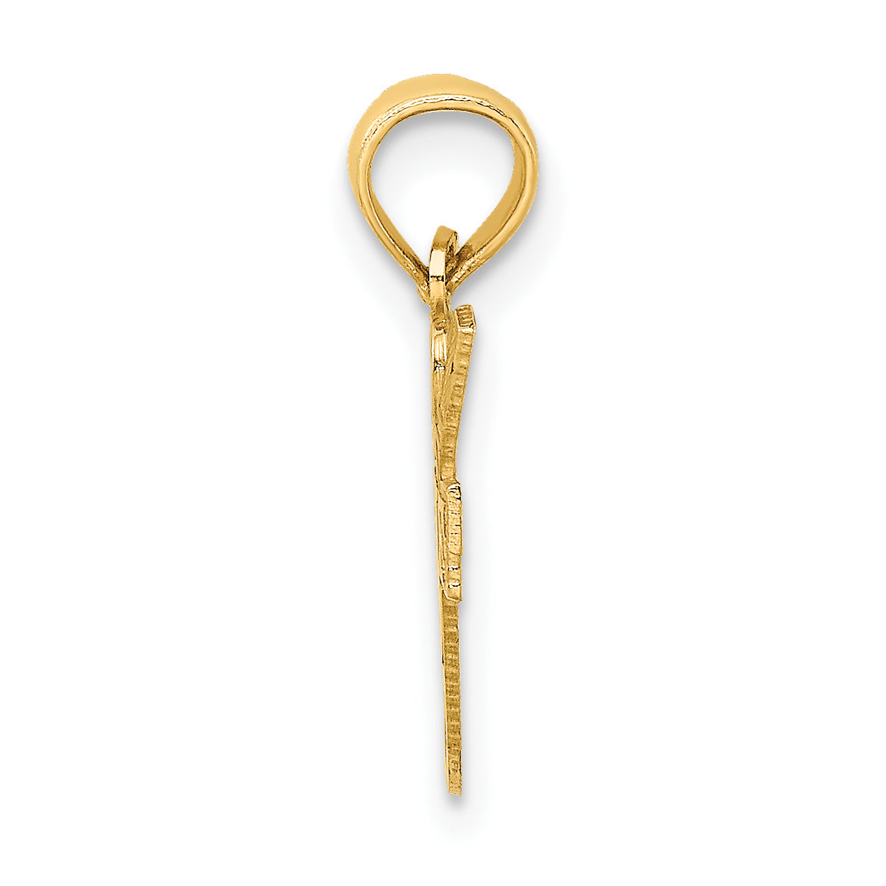 14K I HEART GOLF Club and Ball Charm Secondary image