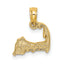 14K CAPE COD Map Charm
