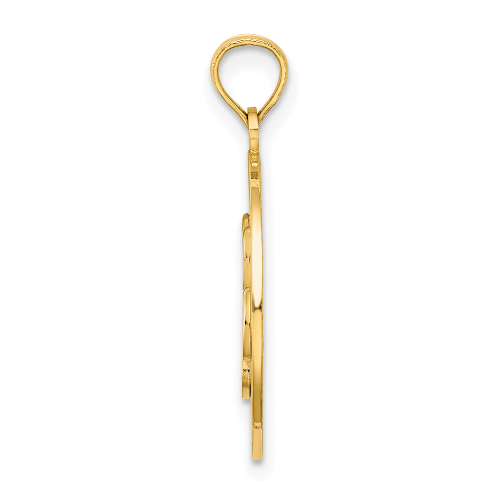 14K ALASKA w/ Bear Paw Charm