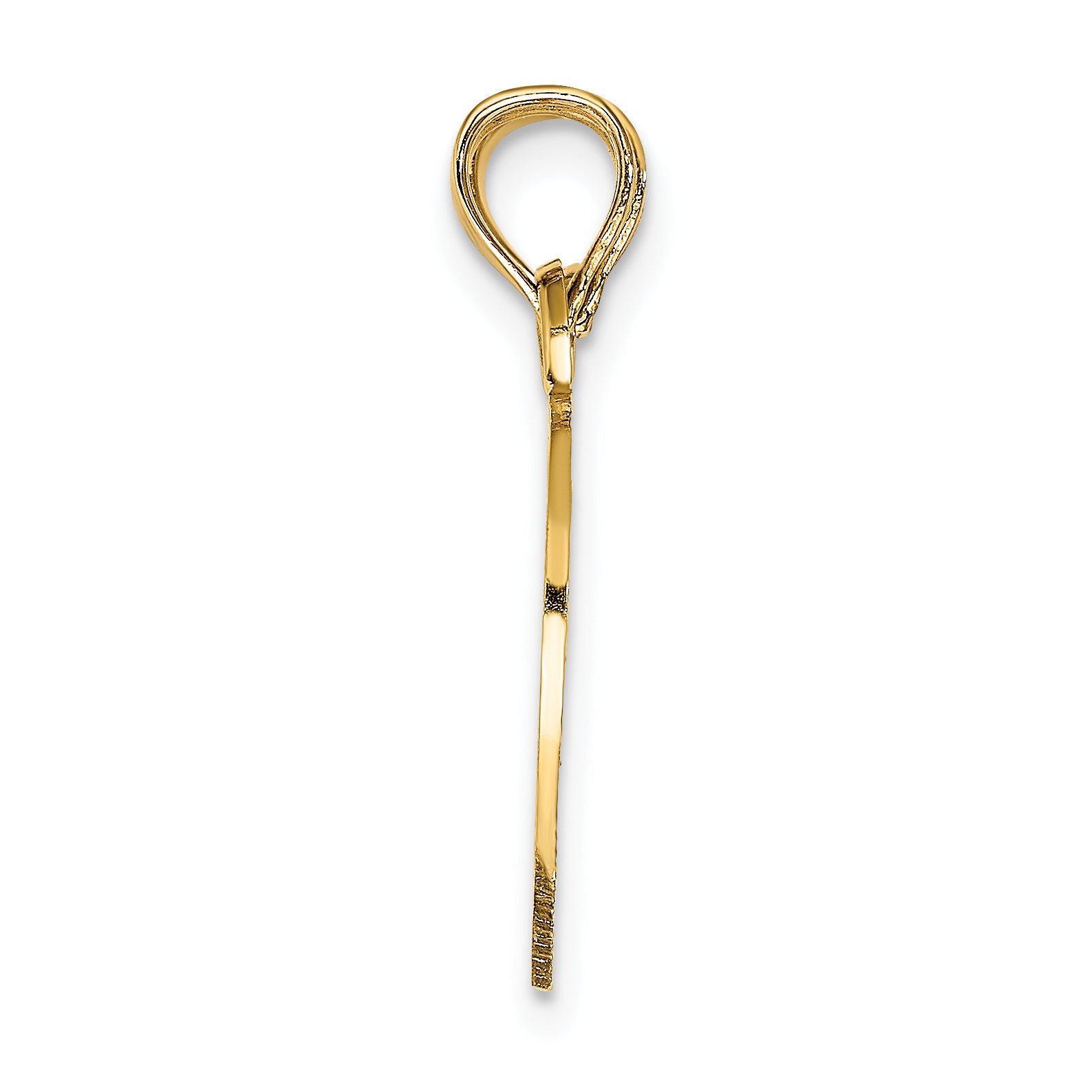 14K BOY/GIRL FRIEND Break-apart Heart Charm Secondary image