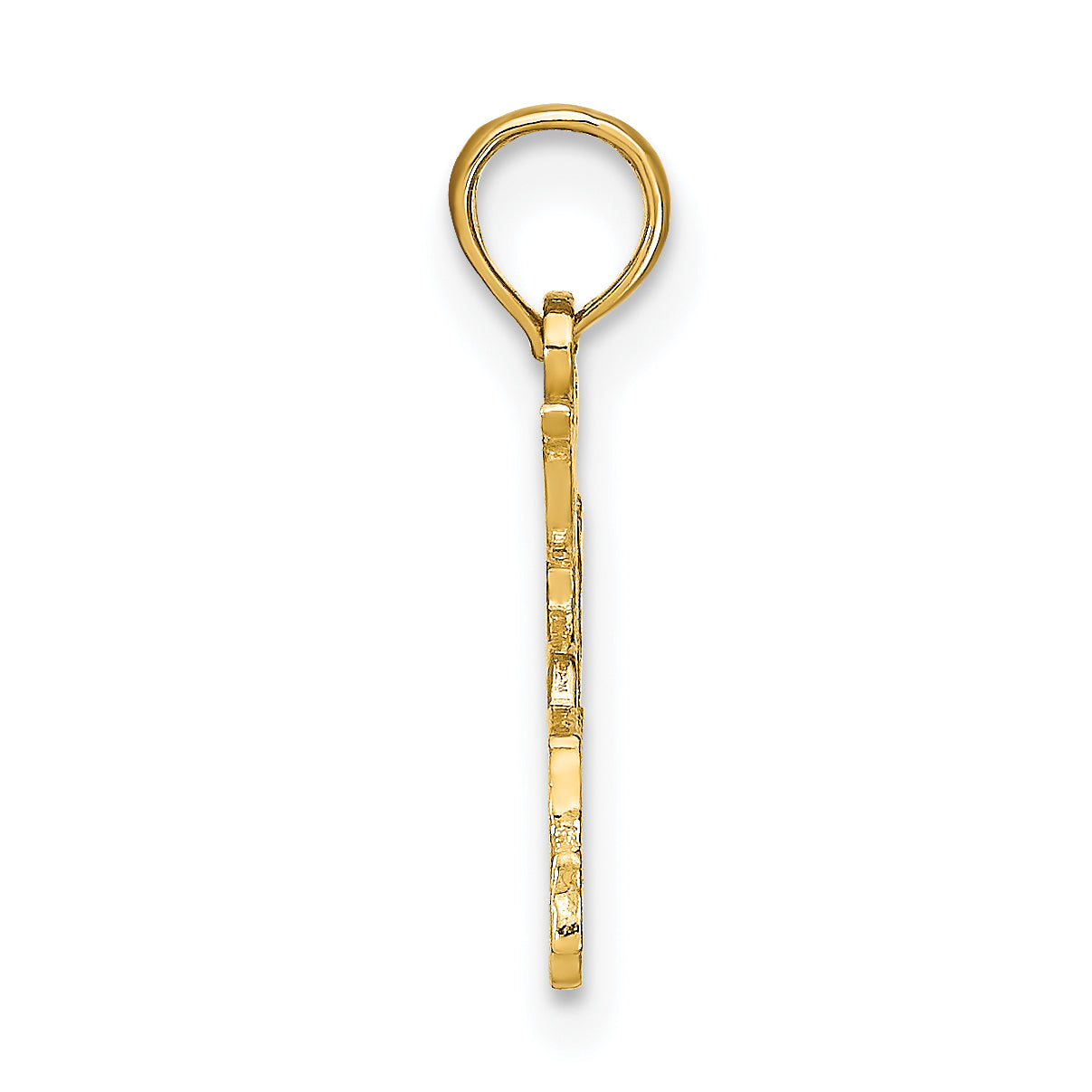 14K 15 in Cut-out Heart Charm Secondary image