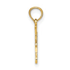 14K 15 in Cut-out Heart Charm - Sophia Jewelers