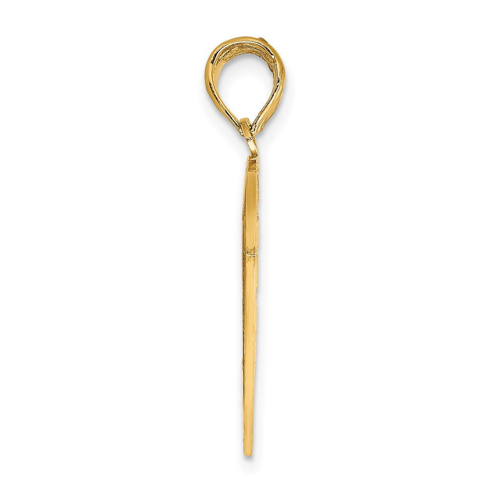 14k FOREVER AND EVER Break-Apart Heart Charm