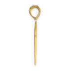 14k FOREVER AND EVER Break-Apart Heart Charm