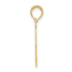 14K MOMMY'S GIRL In Heart w/Banner Charm