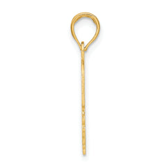 14K MOMMY'S GIRL In Heart w/Banner Charm