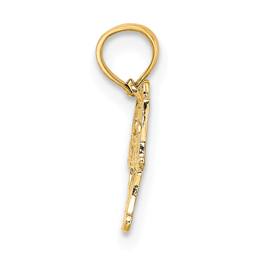 14K BASEBALL MOM Charm Secondary image