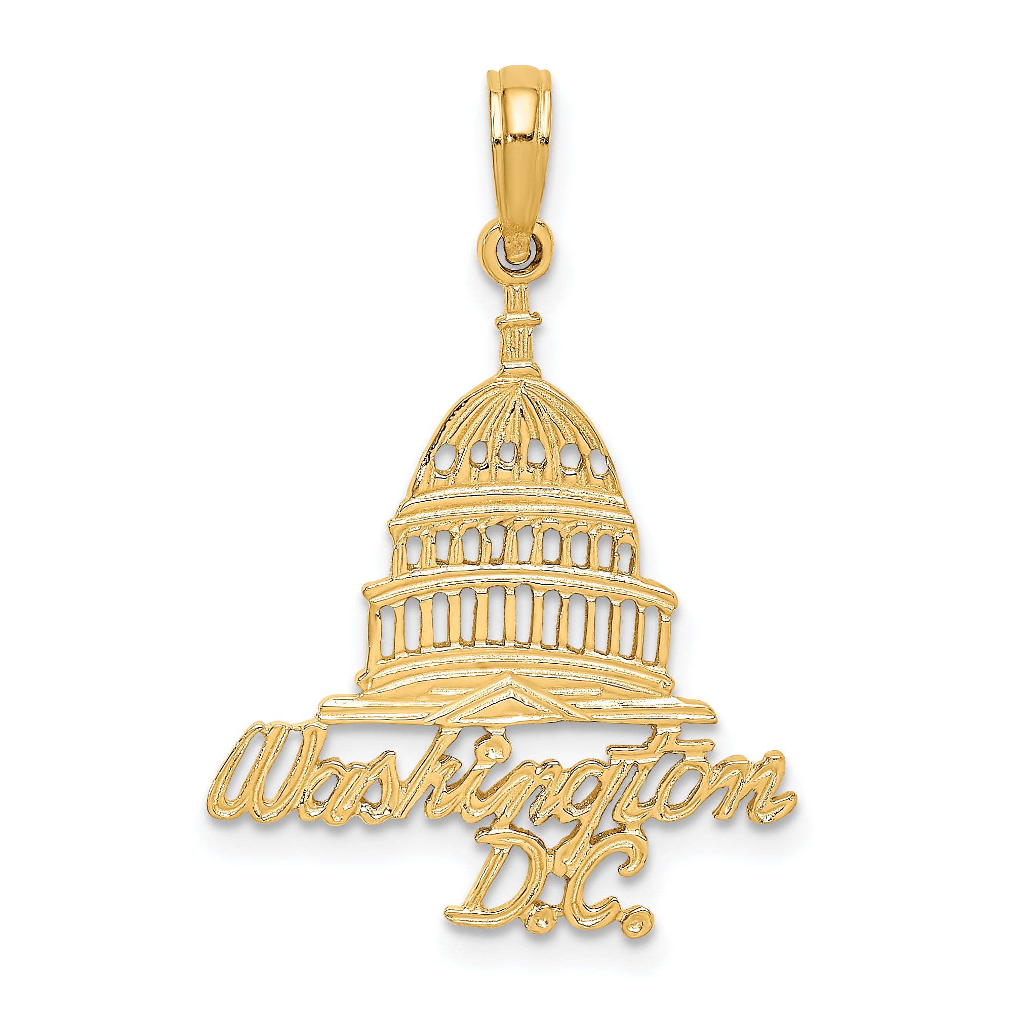 14K WASHINGTON D.C. Capital Building Charm Main image