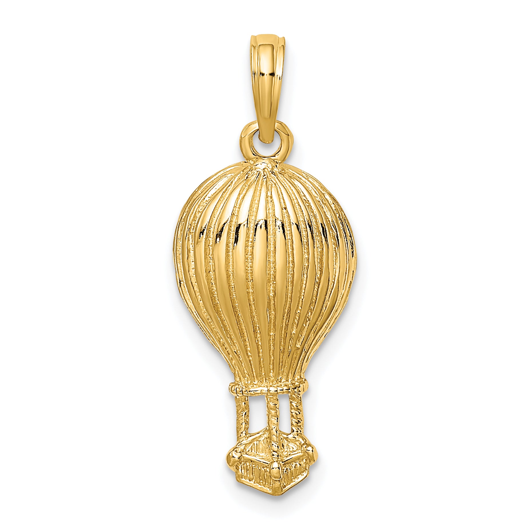 14K Polished Hot Air Ballon Charm Main image