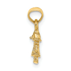 14K 3-D MINI DOLL Charm