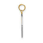 14k w/Rhodium Tree of Life in Round Frame Charm