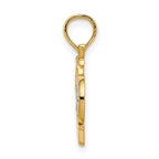 14k with White Rhodium OCEAN CITY, NJ Bicycle Charm