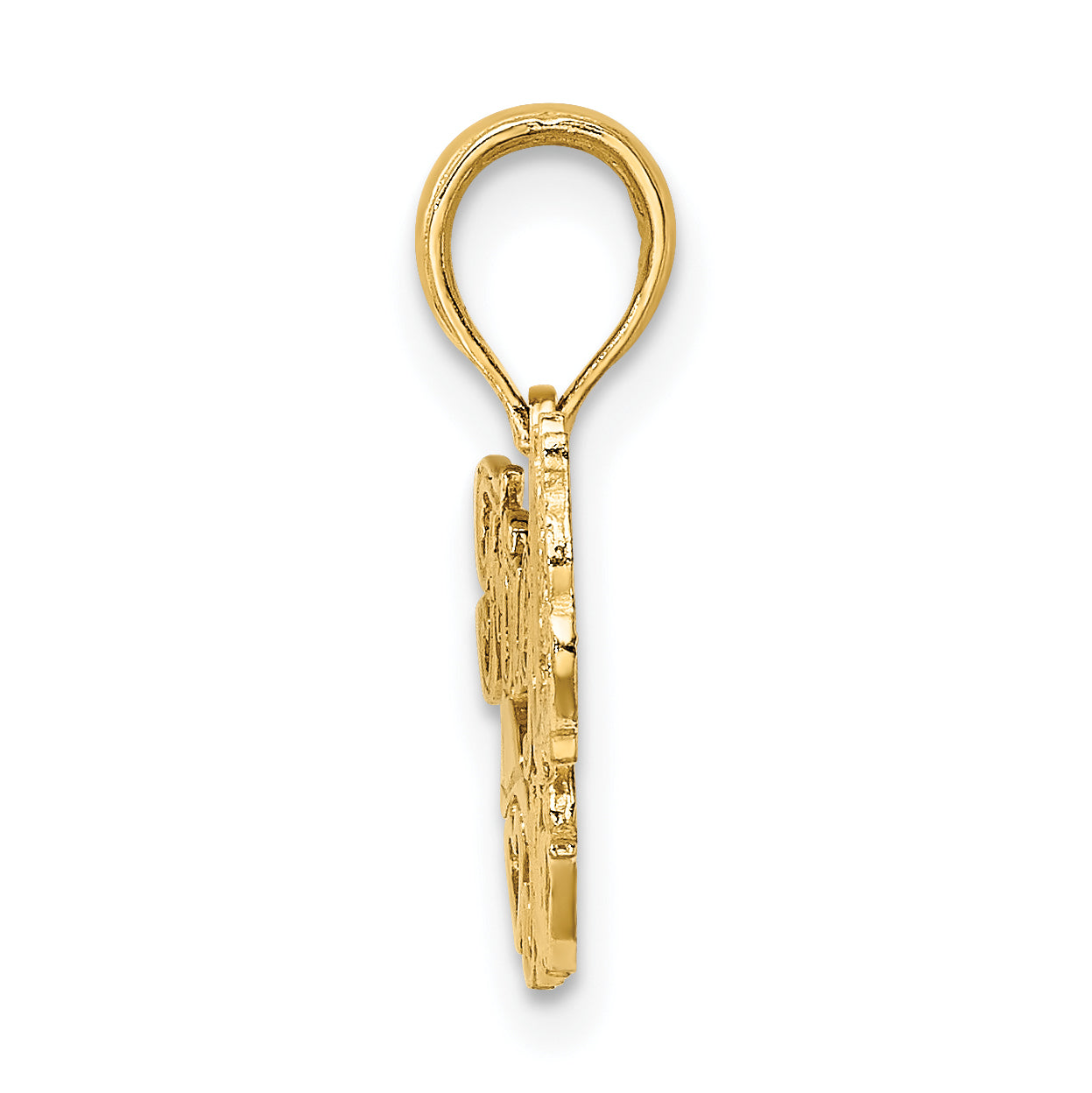 14k FIREFIGHTER'S MOM Charm