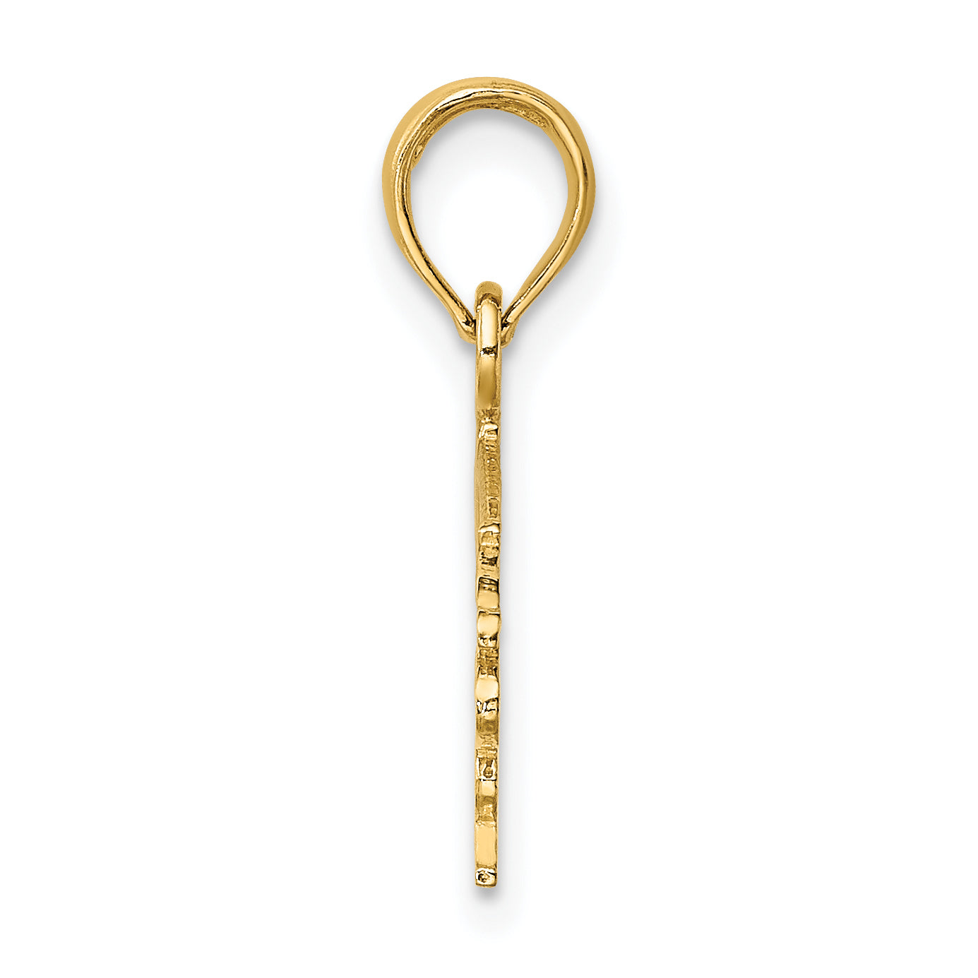 14k FIREFIGHTER'S DAUGHTER Charm Secondary image