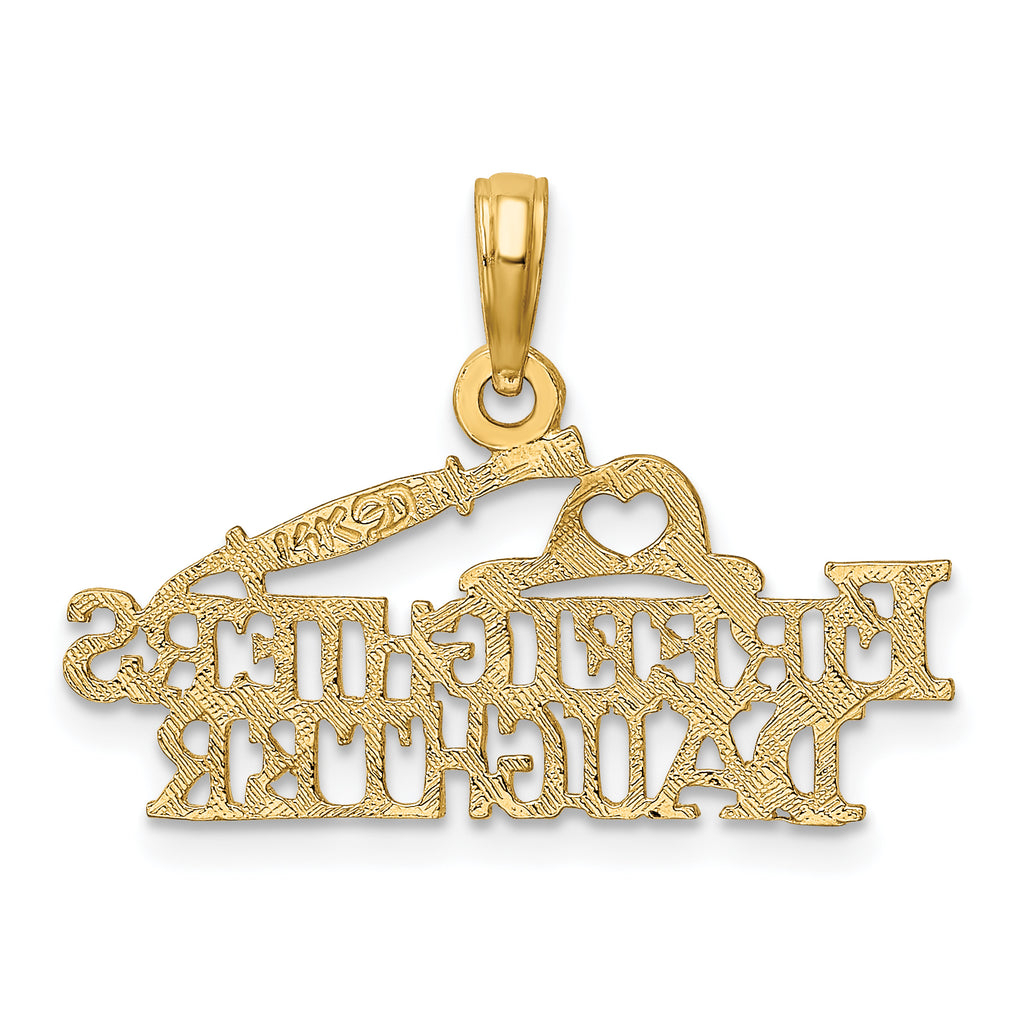 14k FIREFIGHTER'S DAUGHTER Charm