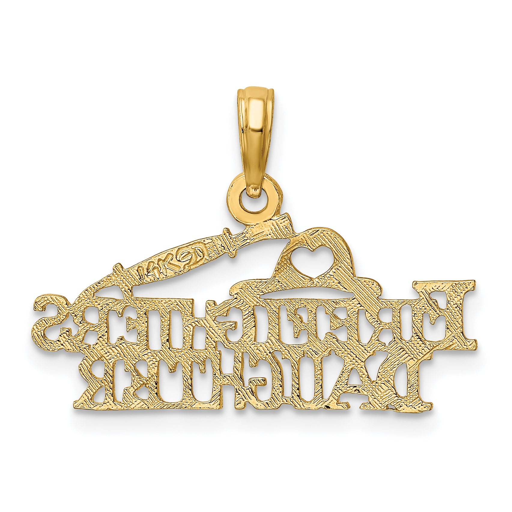 14k FIREFIGHTER'S DAUGHTER Charm