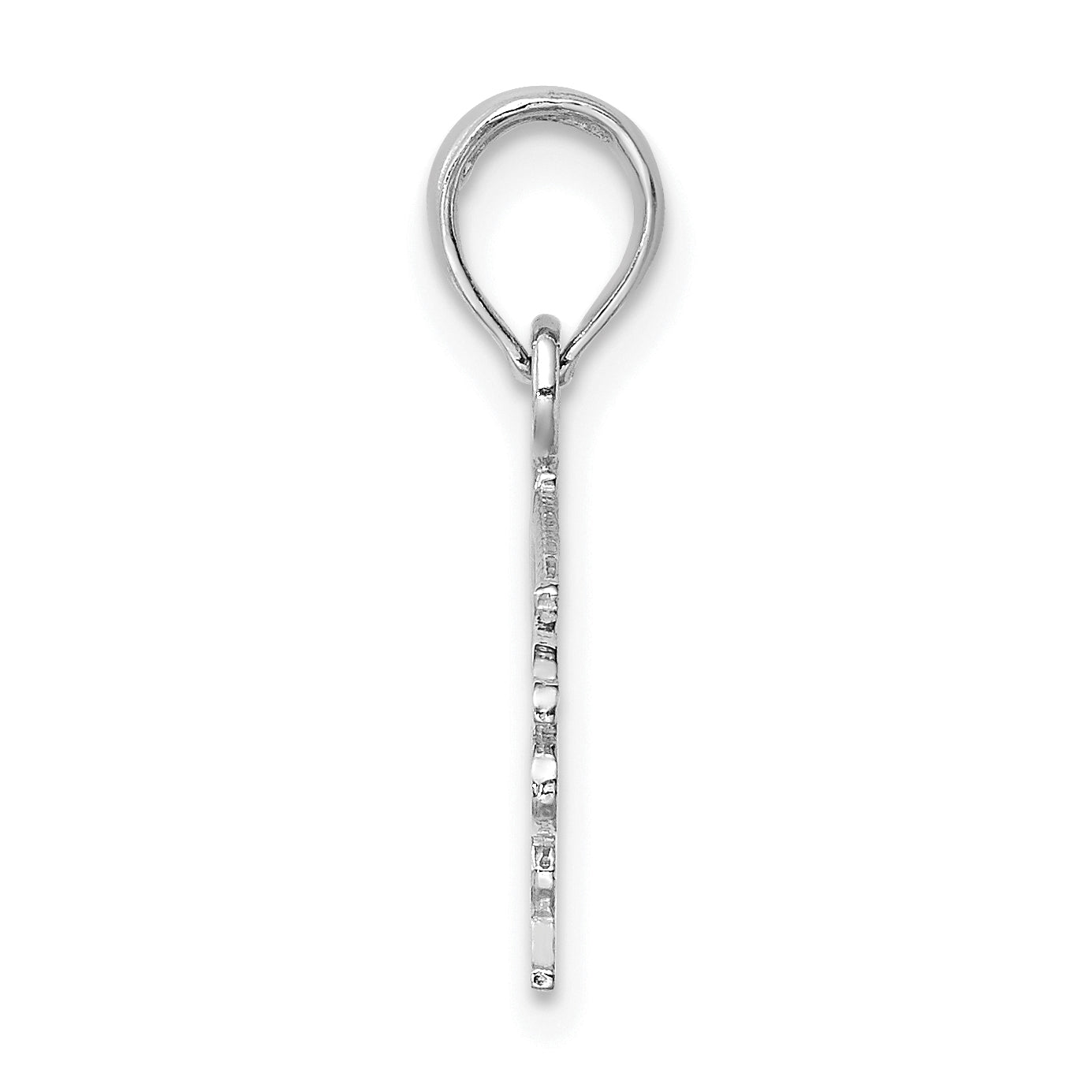 14k White Gold FIREFIGHTER'S DAUGHTER Charm Secondary image