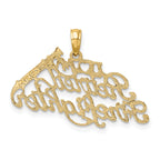 14k I LOVE MY RETIRED FIREFIGHTER Charm