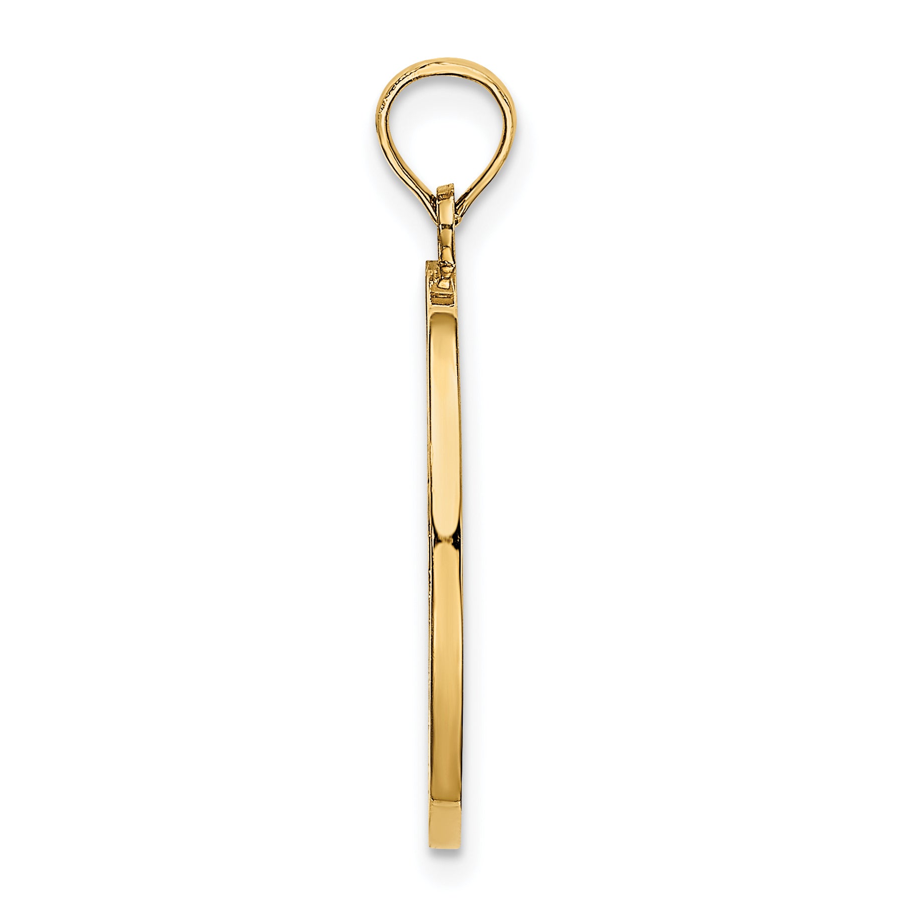 14k w/Rhodium Reversible CHILDS PRAYER w/Girl Charm