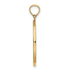 14k w/Rhodium Reversible CHILDS PRAYER w/Girl Charm
