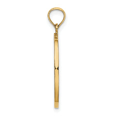 14k w/Rhodium Reversible CHILDS PRAYER w/Girl Charm