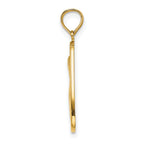 Angel Praying with Halo Pendant in 14K Two-Tone Gold, 26mm - Sophia Jewelers