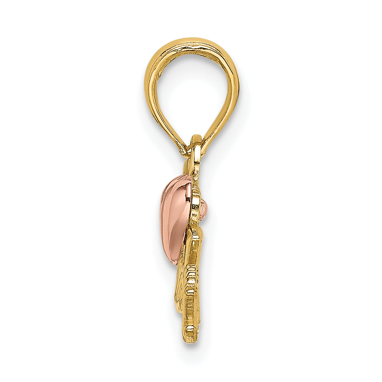 14k Two-Tone GRANDMA w/ Heart Charm Secondary image