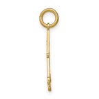 Chandelier Charm in 14K Two-Tone Gold, 19mm Diamond-Cut - Sophia Jewelers