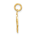 Chandelier Charm in 14K Two-Tone Gold, Diamond-Cut - Sophia Jewelers