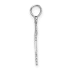 Registered Nurse Pendant in 14K White Gold, 14mm - Sophia Jewelers