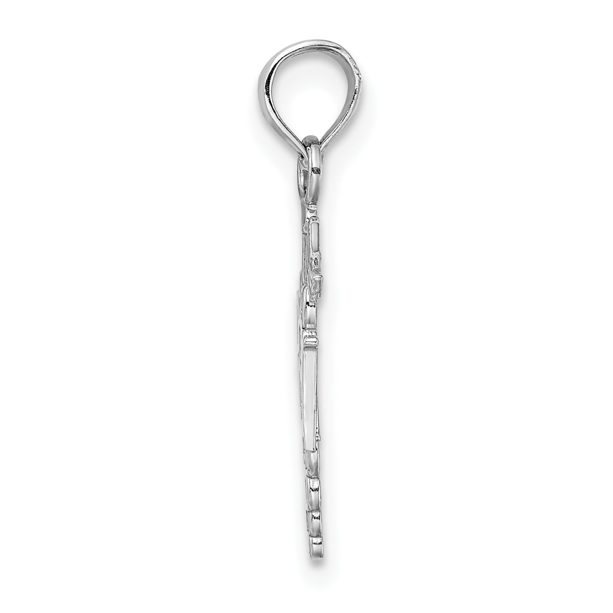 Registered Nurse Pendant in 14K White Gold, 14mm - Sophia Jewelers