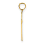 14k Polished Cross Pendant