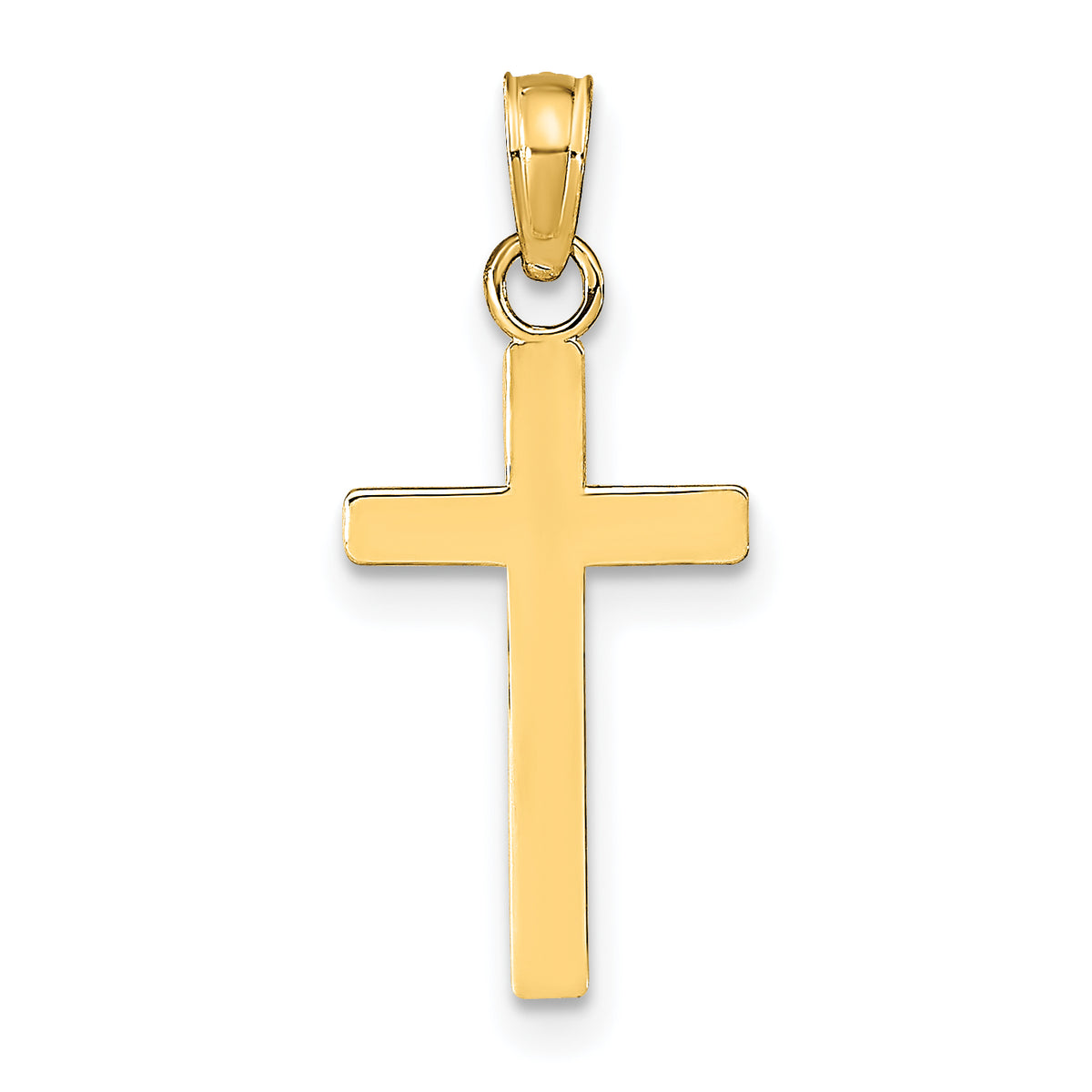 14k Polished Cross Pendant Main image