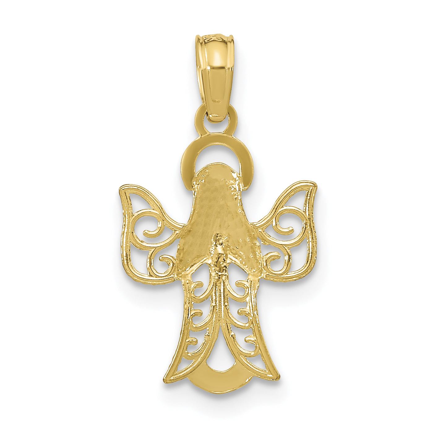 14k Angel Pendant Secondary image
