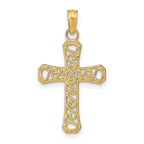 14k Fancy Cross Pendant