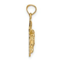 14k Crucifix Pendant